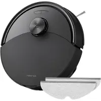 Roborock Q10 S5 robotstofzuiger met dweilfunctie, 10.000 Pa HyperForce-zuigkracht, dubbel anti-klitsysteem, automatische dweilhefting, ideaal voor dierenharen, tapijten en harde vloeren (zwart)
