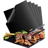 Domarex 5x Teflon Grillmatten voor Oven en BBQ - Herbruikbaar & Vaatwasserbestendig
