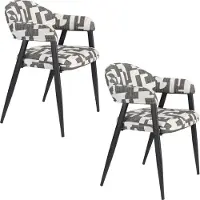 Dutchbone eetkamerstoel Miyo (set van 2)