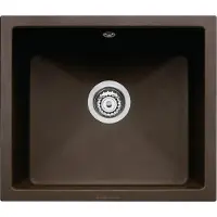 Sonstiges Spoelbak SINGOLI 600 in de kleur ESPRESSO, met draaipunt/Cin-Nagranit materiaal, voor inbouw