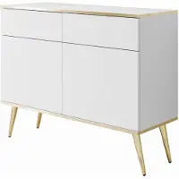 Lookway Twee-deurs dressoir OXFORD KSZ107 met lades, wit
