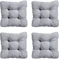Madison zitkussen florance panama light grey ca. 47x47 cm set van 4