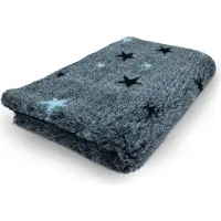 Topmast Vetbed Starry Night - Blauw - Antislip Hondenmat - 100 x 75 cm - Benchmat - Hondenkleed - Voor Honden -Machine Wasbaar