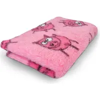 Topmast Vet Bed - Farm Animals - Pinky Piglet - Antislip Hondenmat - 150 x 100 cm - Waterafstotend - Latex Antislip - Benchmat Hond - Hondendeken - Hondenkleed - Machinewasbaar