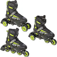 Raven Profession 3-in-1 Skates Zwart/Lime Maat 38-42