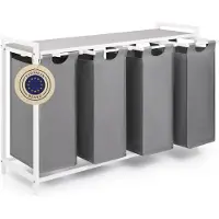 Core Wasmand 4 Vakken - Wasmand - Wassorteerder - Crème- 8cm x 12cm x 4cm