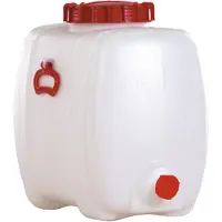 Graf Garage-uitrusting, Vat 60 l polyethyleen wit 2 draaggrepen Vulopening Ø 200 mm