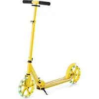 Northix Opvouwbare scooter met een draagvermogen van 110 kg, 2 LED-wielen en verstelbare hoogte