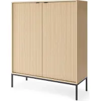 3Xeliving Kommode, eikenhout Vicenza, 104 x 125 x 39 cm