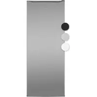 Bomann VS 7363 – Kastmodel Koelkast zonder vriesvak – 143 cm hoog - 242 Liter – Energieklasse D – Stil (39dB) - Inox look