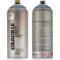 Montana Cans Crackle Verf GRIJS - Krakelee effect spuitbus 400ml - Sneldrogend