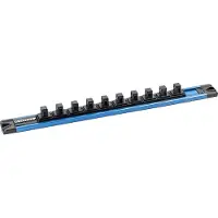 Gedore Dopsleutelrail Magnetisch | 3/8" | Voor 10 Doppen | Leeg - 3520765