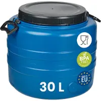 Garronda 30L – Vat met wijde hals - Kuilvoer in vat – Bagagetrommel – Gistingsvat – Gistingscontainer – Voerton