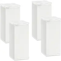Sotech 4 St. meubelpoot Quebec 100 mm (+ 10 mm) 40 x 40 mm wit hoogteverstelbare meubelpoten van aluminium van