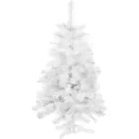 Springos Kunstkerstboom - - Wit - 120 cm - Compact - Duurzaam - Decoratief