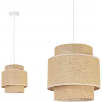 Light11 HOME Hanglamp, plafondlamp, lampenkap, boho-stijl, jute