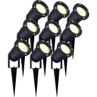 LEDVION - 9X LED Prikspots - IP65 - 5W - 2700K - 1M