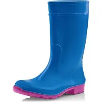Ladeheid LA-LMG-967-Ilse Dames Regenlaarzen - Rubber – Hoog - PVC - Waterdicht – Zwart – 40