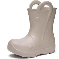 Ladeheid x Camminare - Kinderen Regenlaarze - Rubberen Laarzen voor Kinderen – EVA – Waterdicht - Antislip en Comfortabel – Lichtbeige – 24/25 - LA-CA-Splash