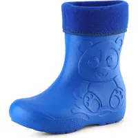 Ladeheid Kinder Regenlaarzen - Thermo Rubberlaarzen Vederlicht - EVA - LA-CA-PandaWinter - Blauw - 22/23