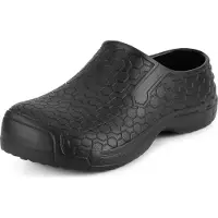 Ladeheid Clogs - Dames- en Herenklompen – Lichtgewicht – EVA – Tuinklompen – Tuinschoenen – Zwart – 36 - LA-DW-HexClosed