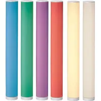 Northpoint LED-lichtpaal, zelfbouw, gladde staande lamp, vloerlamp, 103 cm, met kleurverandering, voor zelfmontage