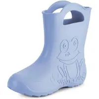 Ladeheid LA-CA-FrogWomen Dames Regenlaarzen - Rubber Laarzen - EVA - Kikker - Lichtblauw - 36/37