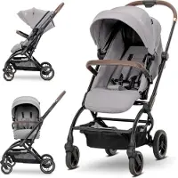 Lorelli Buggy met draaibare zitting 360 graden tot 22 kg inklapbare kinderwagen reisbuggy met ligstand vering zonnekap aluminium Makaya