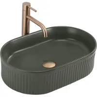 REA Opzetwastafel Vanda Olive Matt