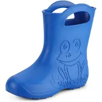 Ladeheid LA-CA-FrogWomen Dames Regenlaarzen - Rubber Laarzen - EVA - Kikker - Blauw - 40/41