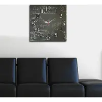 Opviq , Msk- HMA3157, Bunt, Wandklokken, 40 x 40 cm, 100% MDF (dikte: 5 mm)