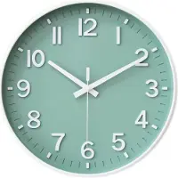 TYME Wandklok Analoog - Goed Leesbaar- Stille 30cm Klok Modern -