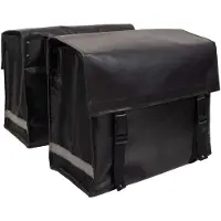 Beck Nostalgic - Fietstas - Zwart - mat - 52L