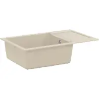 Syfax Wasbak Beige 780 x 500 mm 80% Kwarts en 20% Hars