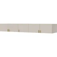 Mzm24 Aanbouwstuk voor kast Napoli 5D 250, Kashmir (zwart of goudkleurige handgreep)