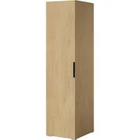Mzm24 Open kast Napoli 1D 50 Eiken Cremona (met zwarte of gouden handgreep)