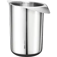 GEFU MERO Mengkom – 1,5 Liter – RVS met Antislip Bodem – Met Schenktuit