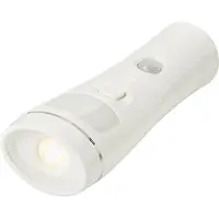 Northpoint Set van 2 LED-stopcontactlampjes met nachtlichtfunctie, zaklamp, wit, bewegingssensor, inductielading, rond
