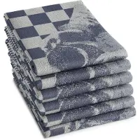 DDDDD Theedoek Milk Maid Blue 60 x 65 cm (Set van 6)