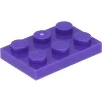 LEGO 2x3 Platen 3021 - 50 stuks, donkerpaars