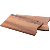 GEFU ENNO Ontbijtplankjes – Set van 2 – Europees Walnotenhout – 24 x 14,5 cm – Made in Europe