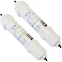 Allspares Waterfilter (2 St.) voor Koelkasten geschikt voor o.a. Samsung DA29-10105J / HAFEX/EXP / EF-9603 / WSF-100, LG 5231JA2010B / ADQ73693903 / ADQ736939 en WPRO USC100