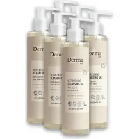 Derma Eco Gezichtsreiniger en Make-up Remover Gel - Hypoallergeen - Parfumvrij - Met Aloë Vera - 6 x 200 ml