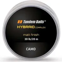 Tandembaits Tandem Baits Hybraid Complex, gevlochten visdraad voor hengel, geschikt voor karperhengels, visaccessoires. Camouflage, karperaccessoires voor professionals en hobbyvissers. Materiaal: 3 lb / 2 meter