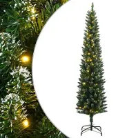 Prolenta Maison Exclusive - Kunstkerstboom, slank model, 300 LED-lampjes, 180 cm