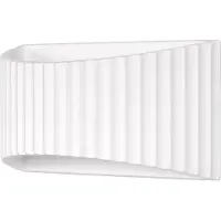 Osram Decor Plaster Band Platte decoratieve wandlamp van gips, 290 mm, met E27 fitting, IP20, wit