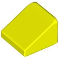 LEGO 1x1 Schuine steen 30° x 1 x 1 x 2/3 54200 - 100 stuks, neongeel