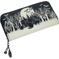Syal Sp. zo.o. - Gothic Portemonnee - Woodland - voor Vrouwen - zwart-wit - Maat Standard