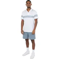 The Indian Maharadja Pique Printed Stripe Tennispolo Maat: S