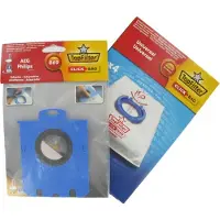 Top Filter Doos met 4 universele stofzuigerzakken met Click Bag Adapter voor AEG Philips stofzuigers 069